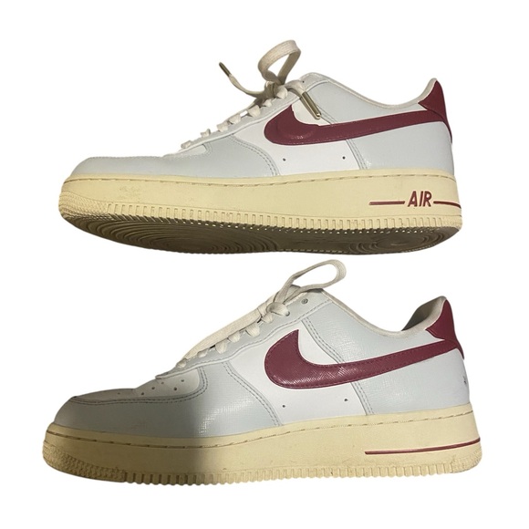 WOMEN’ S SIZE 9.5 - NIKE AIR FORCE 1 ‘07 NEXT NATURE ‘SISTERHOOD - TEAM RED’ - Picture 6 of 11